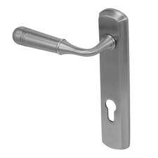 lever door handle on back plate